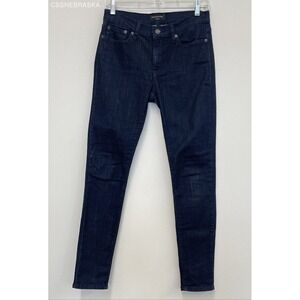Banana Republic Blue Womens Skinny Jeans Dark Wash Denim‎ Jeans - Size 27/4